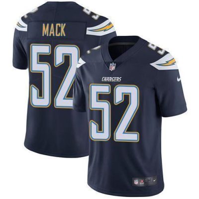Nike Chargers #52 Khalil Mack Navy Blue Team Color Stitched NFL Vapor Untouchable Limited Jersey