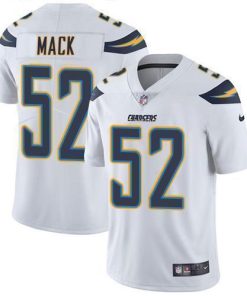 Nike Chargers #52 Khalil Mack White Stitched NFL Vapor Untouchable Limited Jersey