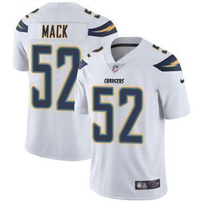 Nike Chargers #52 Khalil Mack White Stitched NFL Vapor Untouchable Limited Jersey