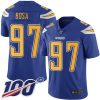 Nike Chargers #97 Joey Bosa Electric Blue Stitched NFL Limited Rush 100th Season Jersey