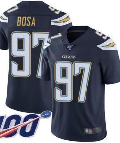Nike Chargers #97 Joey Bosa Navy Blue Team Color Stitched NFL 100th Season Vapor Limited Jersey