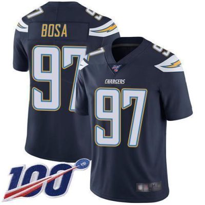 Nike Chargers #97 Joey Bosa Navy Blue Team Color Stitched NFL 100th Season Vapor Limited Jersey