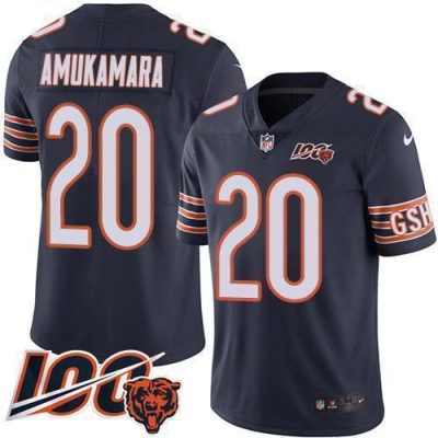 Nike Chicago Bears #20 Prince Amukamara Navy Blue Team Color 100th Season Stitched NFL Vapor Untouchable Limited Jersey