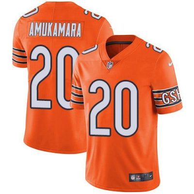 Nike Chicago Bears #20 Prince Amukamara Orange Stitched NFL Limited Rush Jersey