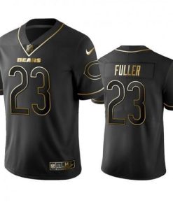 Nike Chicago Bears #23 Kyle Fuller Black Golden Limited Edition Stitched NFL Jersey