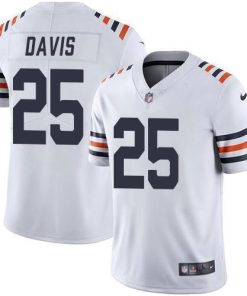 Nike Chicago Bears #25 Mike Davis White 2019 Alternate Classic Stitched NFL Vapor Untouchable Limited Jersey