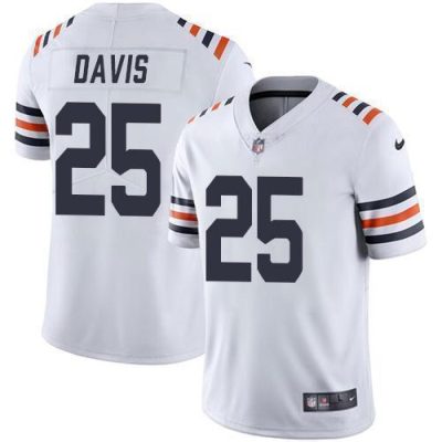 Nike Chicago Bears #25 Mike Davis White 2019 Alternate Classic Stitched NFL Vapor Untouchable Limited Jersey