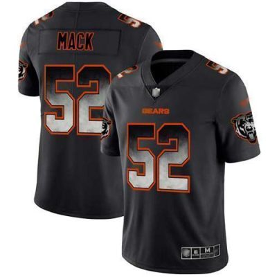 Nike Chicago Bears #52 Khalil Mack Black Stitched NFL Vapor Untouchable Limited Smoke Fashion Jersey