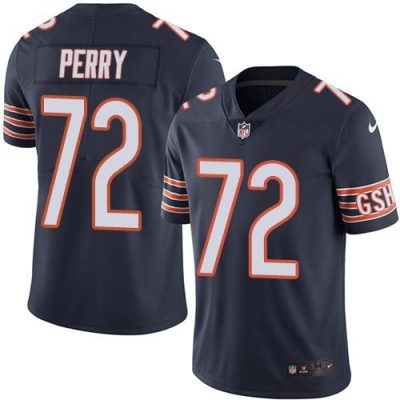 Nike Chicago Bears #72 William Perry Navy Blue Team Color Stitched NFL Vapor Untouchable Limited Jersey