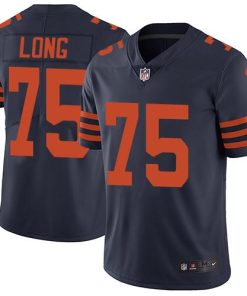 Nike Chicago Bears #75 Kyle Long Navy Blue Alternate Stitched NFL Vapor Untouchable Limited Jersey