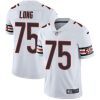 Nike Chicago Bears #75 Kyle Long White Stitched NFL Vapor Untouchable Limited Jersey
