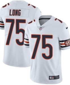 Nike Chicago Bears #75 Kyle Long White Stitched NFL Vapor Untouchable Limited Jersey