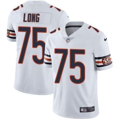 Nike Chicago Bears #75 Kyle Long White Stitched NFL Vapor Untouchable Limited Jersey