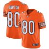 Nike Chicago Bears #80 Trey Burton Orange Stitched NFL Limited Rush Jersey