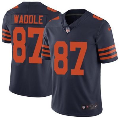 Nike Chicago Bears #87 Tom Waddle Navy Blue Alternate Stitched NFL Vapor Untouchable Limited Jersey