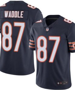 Nike Chicago Bears #87 Tom Waddle Navy Blue Team Color Stitched NFL Vapor Untouchable Limited Jersey