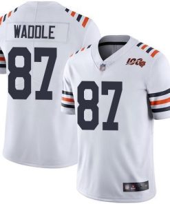 Nike Chicago Bears #87 Tom Waddle White Alternate Stitched NFL Vapor Untouchable Limited 100th Season Jersey