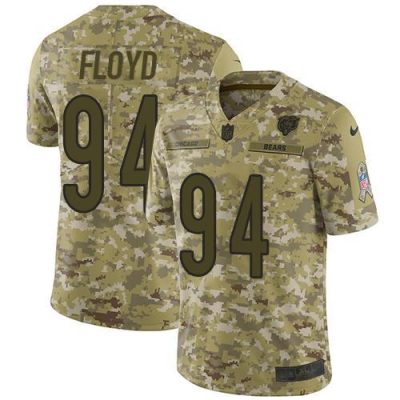 Nike Chicago Bears #94 Leonard Floyd Camo Stitched NFL Limited 2018 Salute To Service Jersey