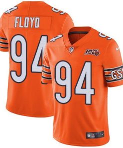 Nike Chicago Bears #94 Leonard Floyd Orange 100th Season Stitched NFL Limited Rush Jersey