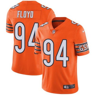 Nike Chicago Bears #94 Leonard Floyd Orange Stitched NFL Limited Rush Jersey