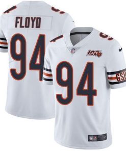 Nike Chicago Bears #94 Leonard Floyd White 100th Season Stitched NFL Vapor Untouchable Limited Jersey