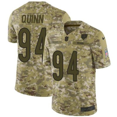 Nike Chicago Bears #94 Robert Quinn Camo Stitched NFL Limited 2018 Salute To Service Jersey