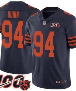 Nike Chicago Bears #94 Robert Quinn Navy Blue Alternate Stitched NFL 100th Season Vapor Untouchable Limited Jersey