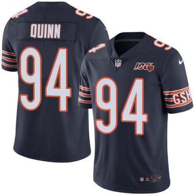 Nike Chicago Bears #94 Robert Quinn Navy Blue Team Color Stitched NFL 100th Season Vapor Untouchable Limited Jersey