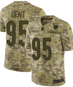 Nike Chicago Bears #95 Richard Dent Camo Stitched NFL Limited 2018 Salute To Service Jersey