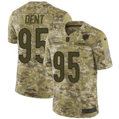 Nike Chicago Bears #95 Richard Dent Camo Stitched NFL Limited 2018 Salute To Service Jersey