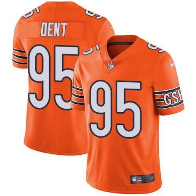Nike Chicago Bears #95 Richard Dent Orange Stitched NFL Limited Rush Jersey