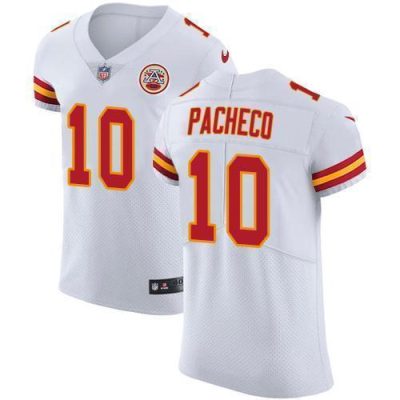Nike Chiefs #10 Isiah Pacheco White Stitched NFL Vapor Untouchable Elite Jersey