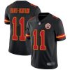 Nike Chiefs #11 Marquez Valdes-Scantling Black Stitched NFL Limited Rush Jersey