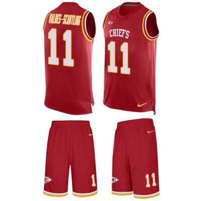 Nike Chiefs #11 Marquez Valdes-Scantling Red Team Color Stitched NFL Limited Tank Top Suit Jersey