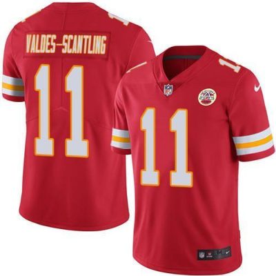 Nike Chiefs #11 Marquez Valdes-Scantling Red Team Color Stitched NFL Vapor Untouchable Limited Jersey