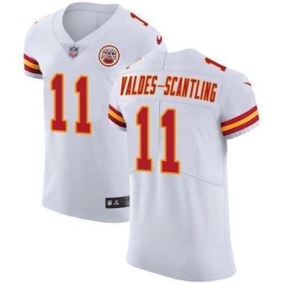 Nike Chiefs #11 Marquez Valdes-Scantling White Stitched NFL Vapor Untouchable Elite Jersey