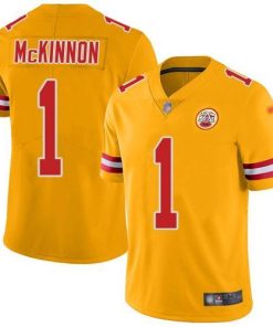 Nike Chiefs #1 Jerick McKinnon Gold Stitched NFL Limited Inverted Legend Jersey