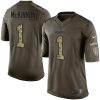 Nike Chiefs #1 Jerick McKinnon Green Stitched NFL Limited 2015 Salute To Service Jersey
