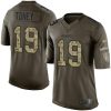 Nike Chiefs #19 Kadarius Toney Green Stitched NFL Limited 2015 Salute To Service Jersey
