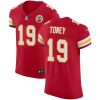 Nike Chiefs #19 Kadarius Toney Red Team Color Stitched NFL Vapor Untouchable Elite Jersey