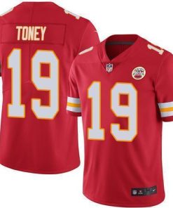 Nike Chiefs #19 Kadarius Toney Red Team Color Stitched NFL Vapor Untouchable Limited Jersey