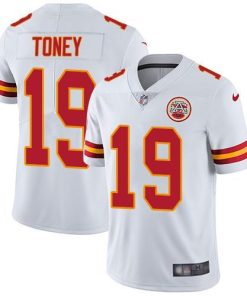 Nike Chiefs #19 Kadarius Toney White Stitched NFL Vapor Untouchable Limited Jersey