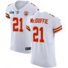 Nike Chiefs #21 Trent McDuffie White Super Bowl LVII Patch Stitched NFL Vapor Untouchable Elite Jersey