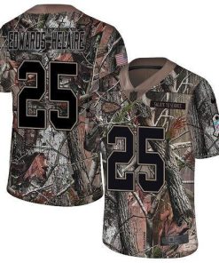 Nike Chiefs #25 Clyde Edwards-Helaire Camo Super Bowl LVII Patch Stitched NFL Limited Rush Realtree Jersey