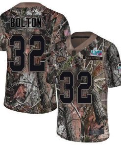 Nike Chiefs #32 Nick Bolton Camo Super Bowl LVII Patch Stitched NFL Limited Rush Realtree Jersey