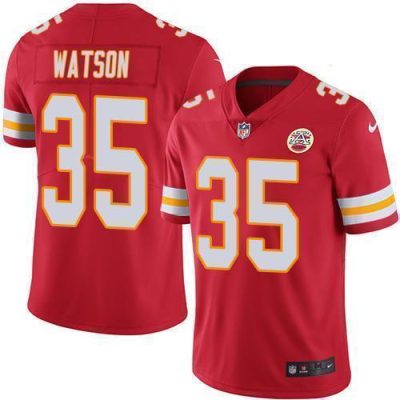 Nike Chiefs #35 Jaylen Watson Red Team Color Stitched NFL Vapor Untouchable Limited Jersey