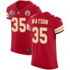 Nike Chiefs #35 Jaylen Watson Red Team Color Super Bowl LVII Patch Stitched NFL Vapor Untouchable Elite Jersey