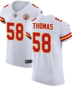 Nike Chiefs #58 Derrick Thomas White Stitched NFL Vapor Untouchable Elite Jersey