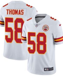Nike Chiefs #58 Derrick Thomas White Stitched NFL Vapor Untouchable Limited Jersey