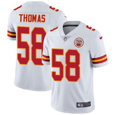 Nike Chiefs #58 Derrick Thomas White Stitched NFL Vapor Untouchable Limited Jersey
